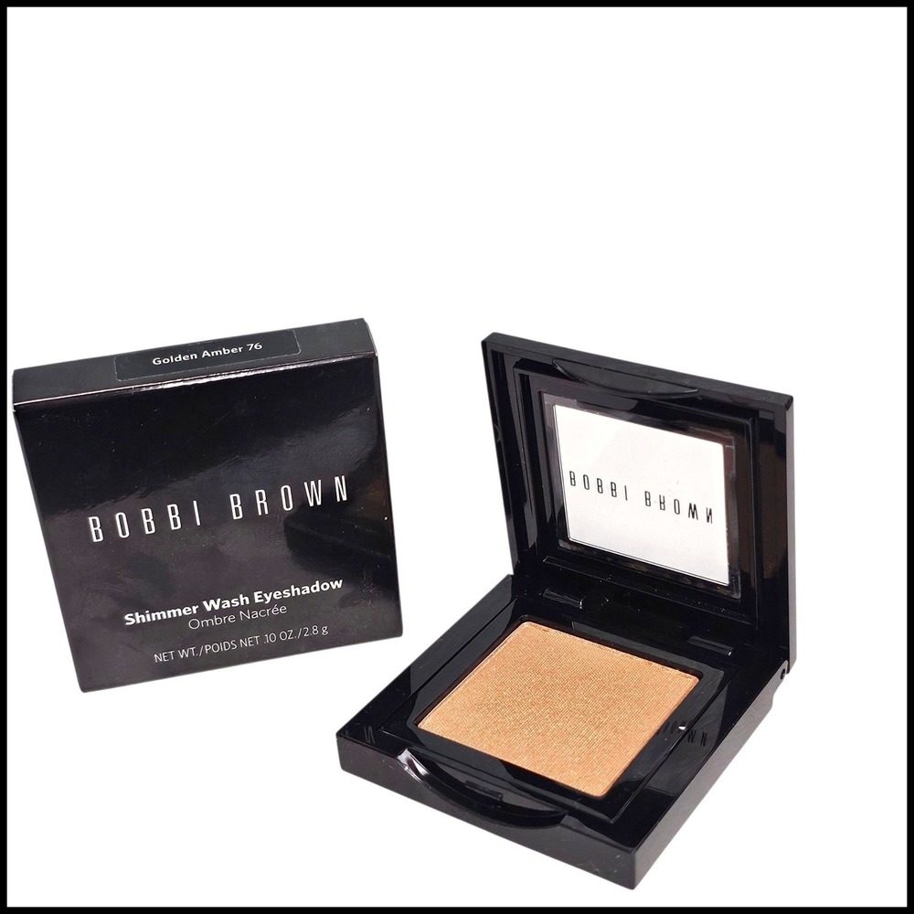 Bobbi Brown Shimmer Wash‎ Eyeshadow Golden Amber 76 .10 oz Makeup Beauty